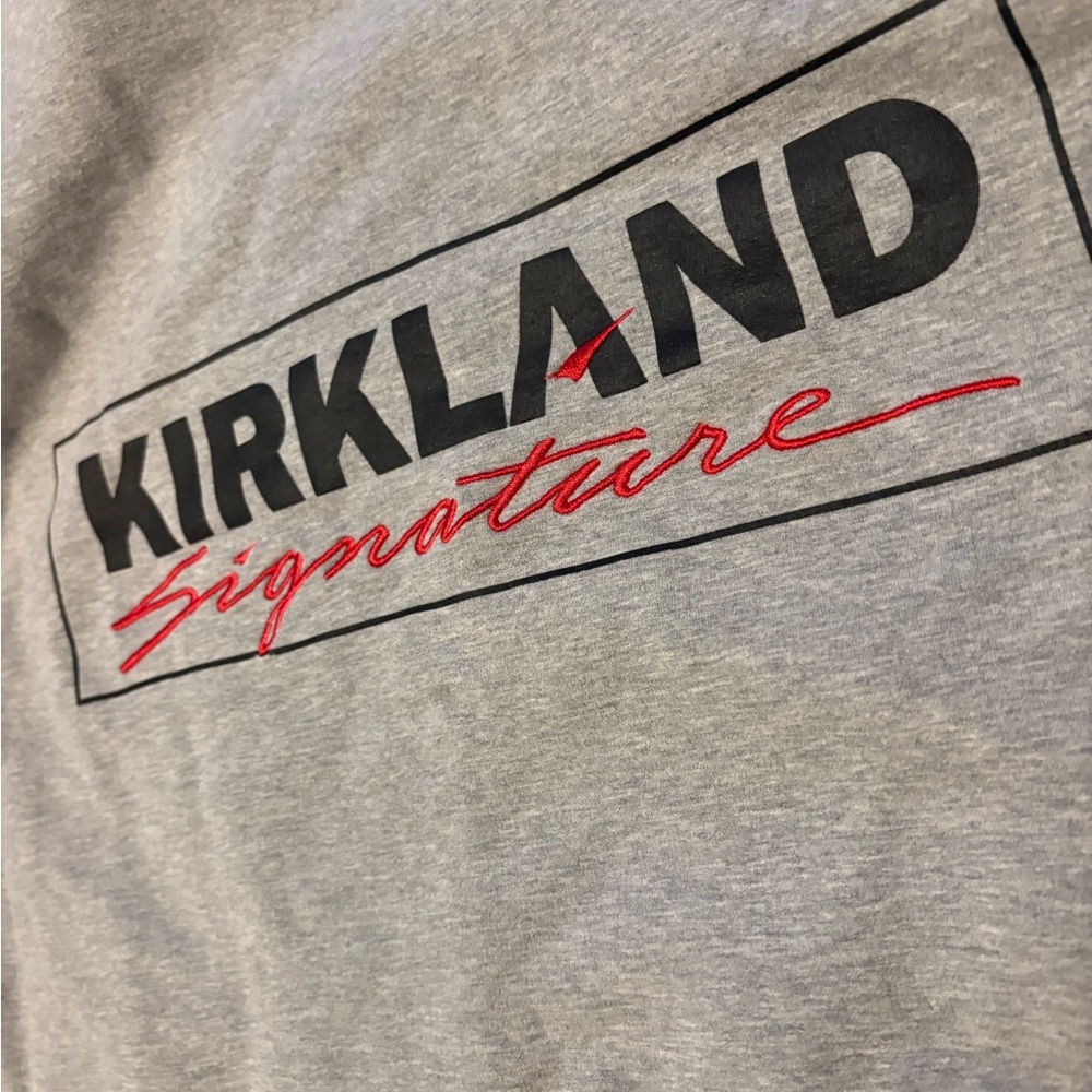 Kirkland Signature Gray Crewneck Sweatshirt - Picture 2 of 3